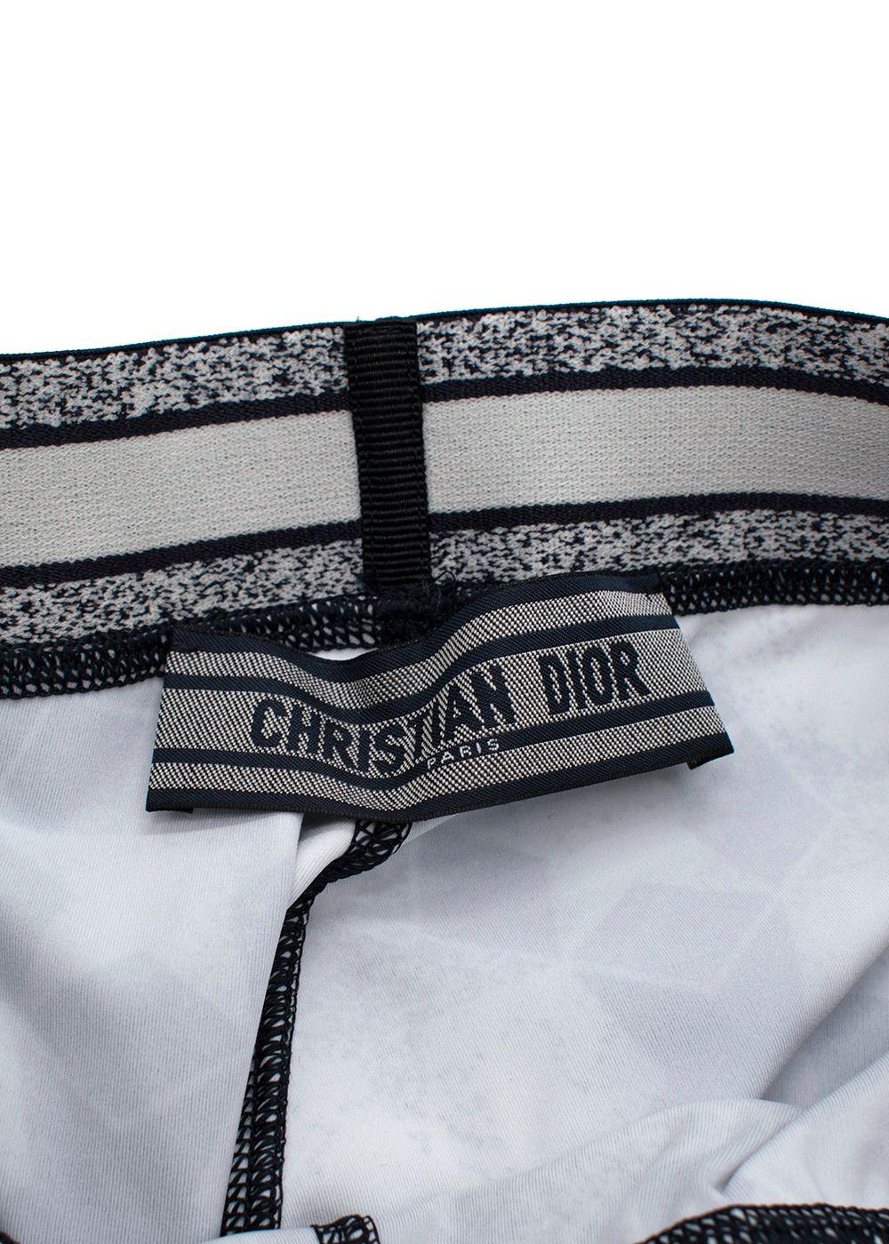 Christian Dior Navy 'Lucky Star' Printed Leggings
