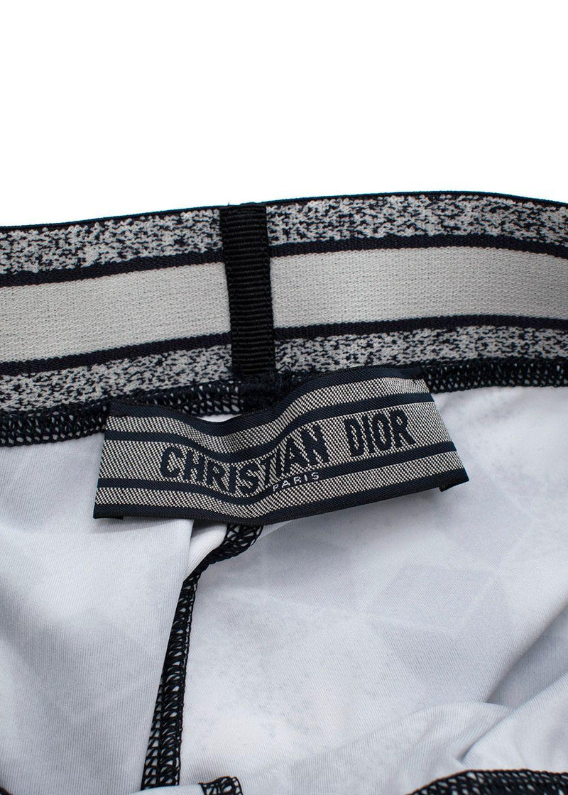 Christian Dior Navy 'Lucky Star' Printed Leggings