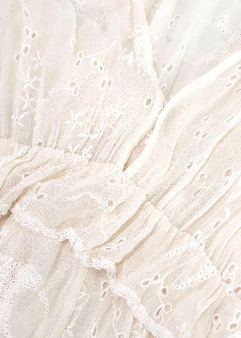 Zimmermann White Lace Midi Dress