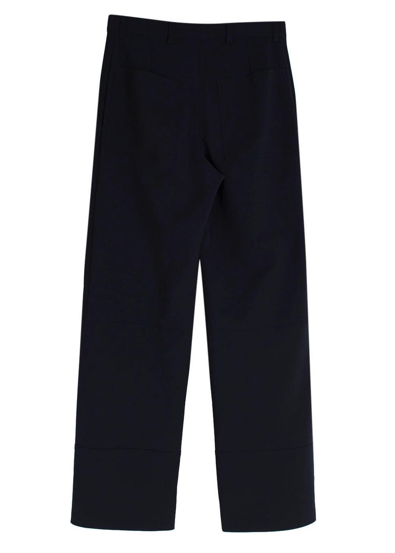 Nina Ricci Black Straight Leg Tailored Trousers