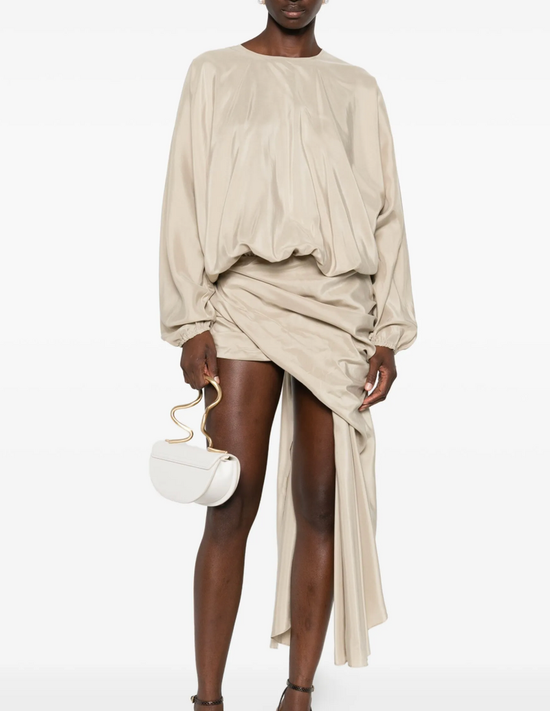 Christopher Esber Draped Silk Dress