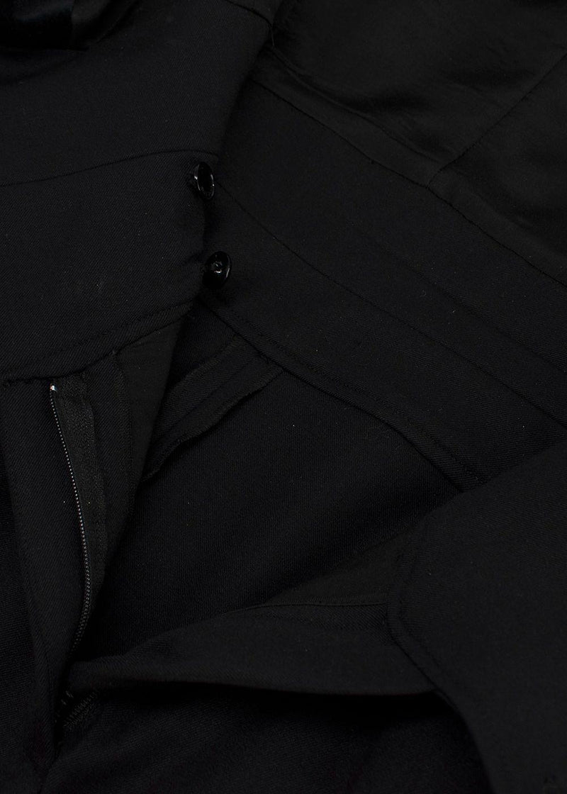 Elie Saab Black Jumpsuit with Velvet Lapels