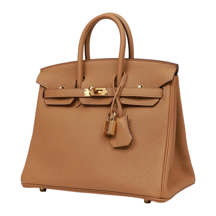 Hermès Birkin 25cm Togo Biscuit Gold Hardware