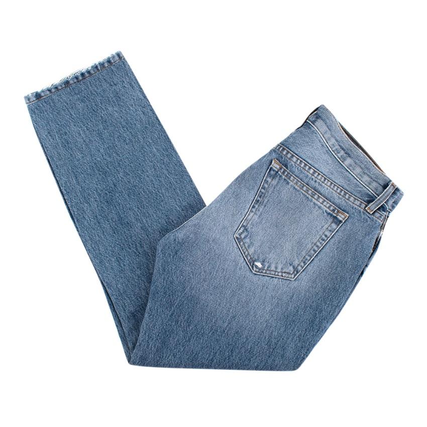 Khaite Blue Denim Kyle Distressed Jeans