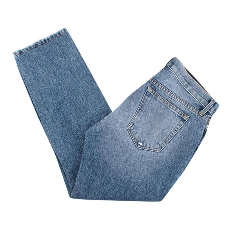 Khaite Blue Denim Kyle Distressed Jeans