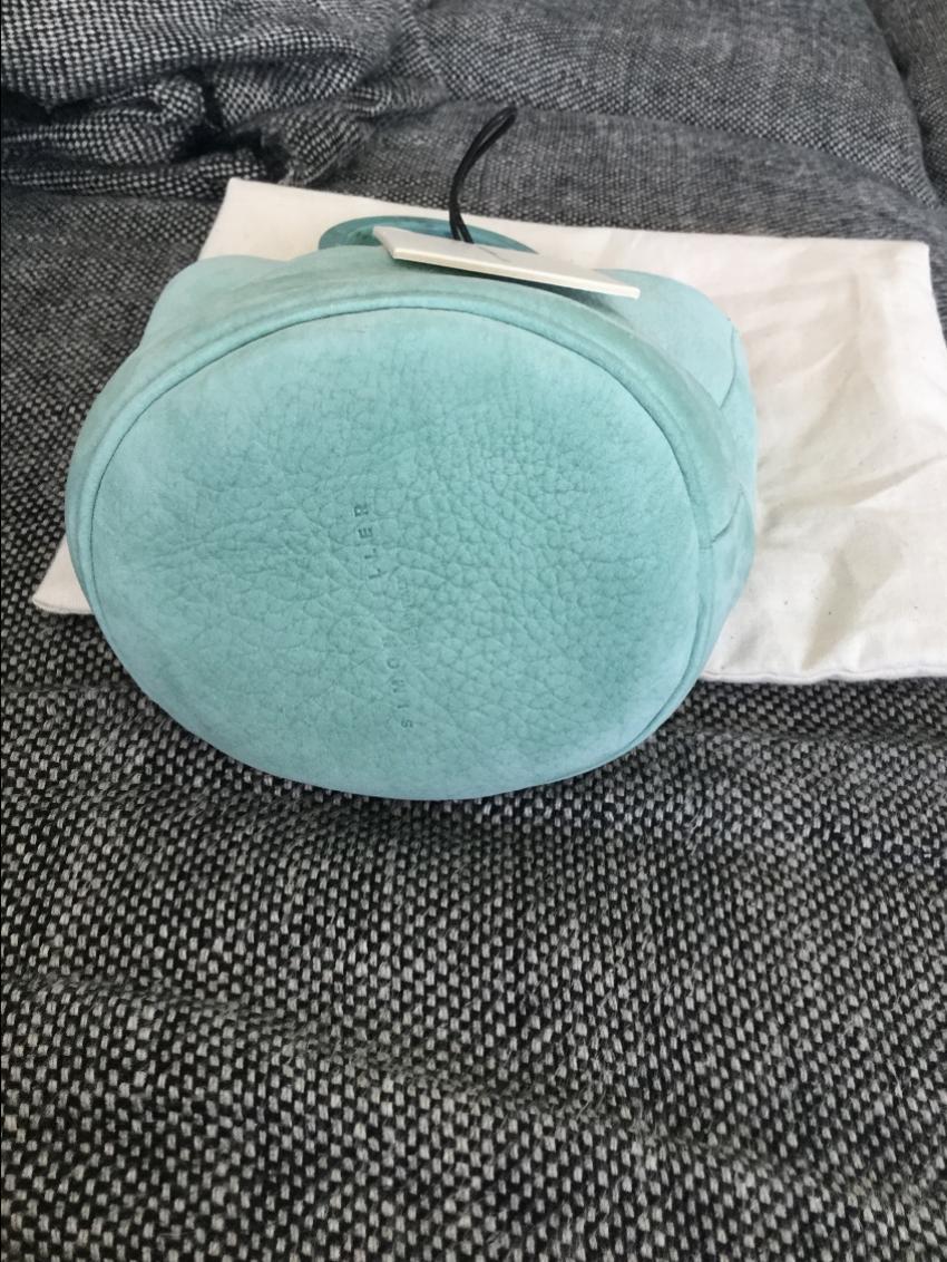 Simon Miller Bonsai 15 Green Nubuck Bucket Bag