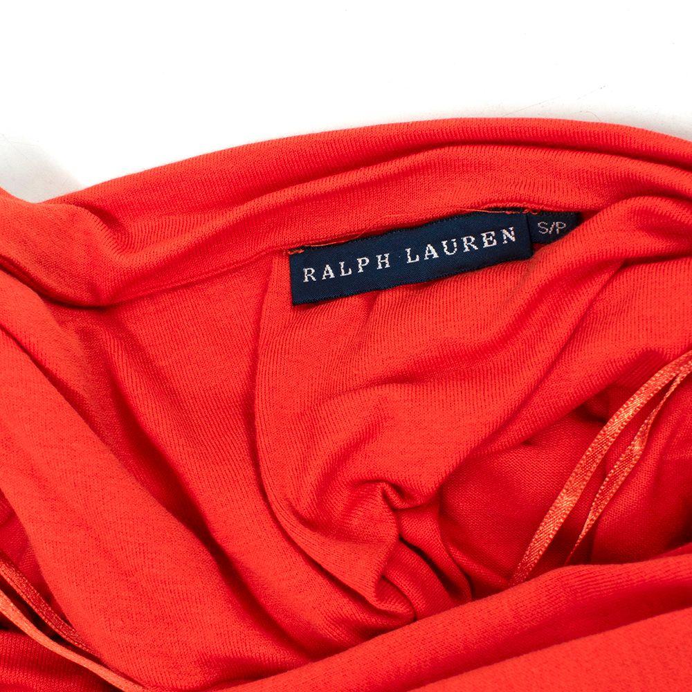 Ralph Lauren Orange Halterneck Top