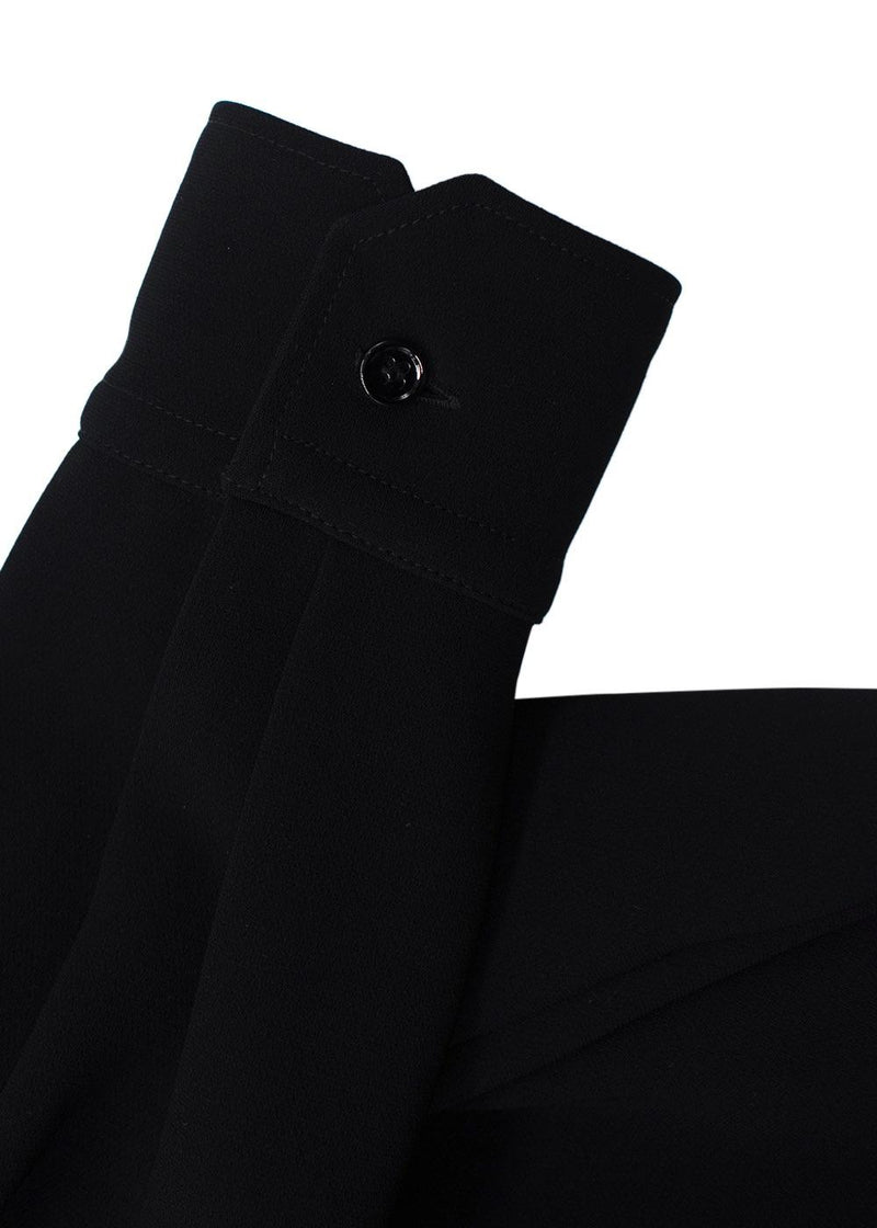Balenciaga Black Tie Detail Tunic Dress