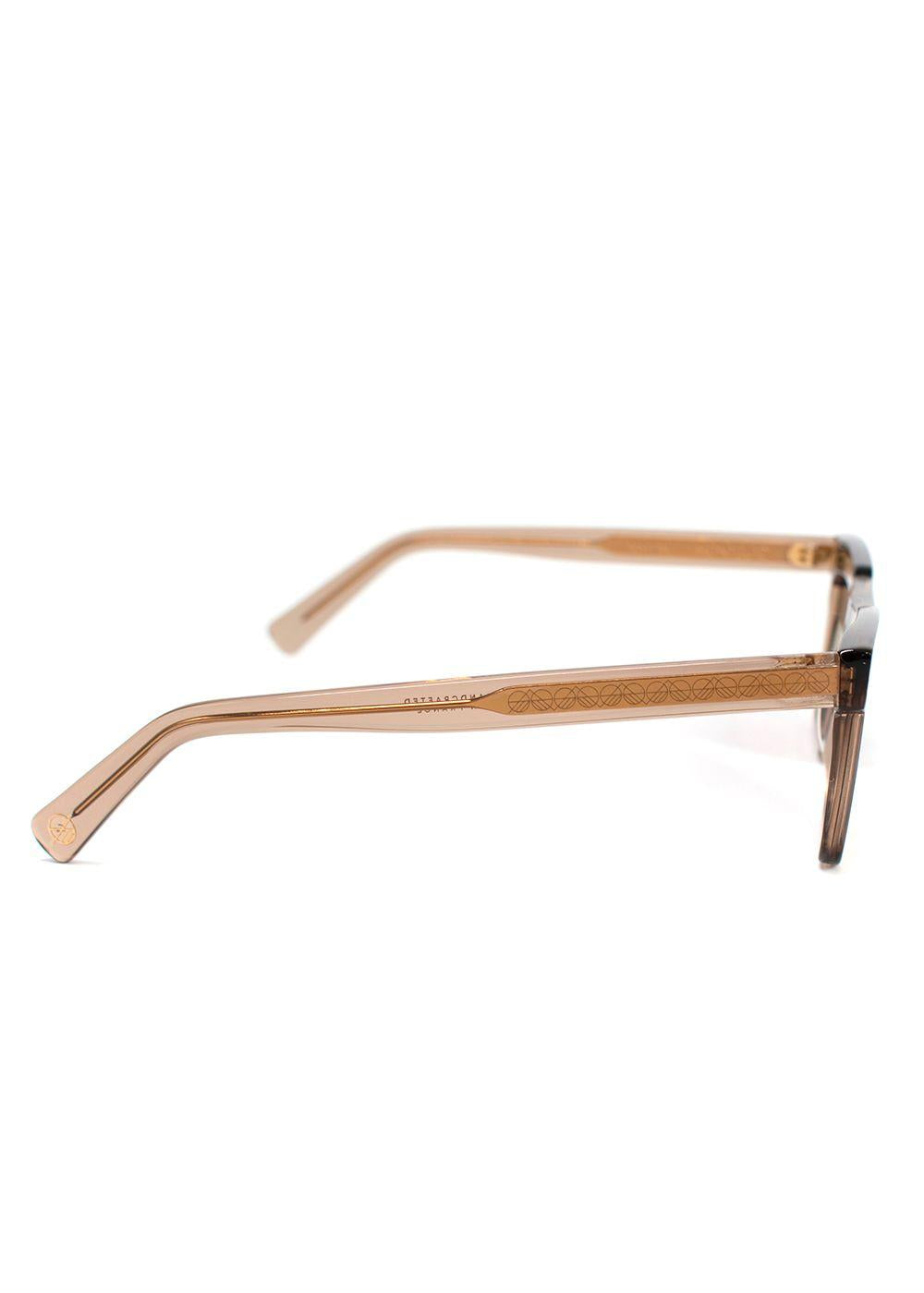Baleen Montjuic Coffee Square Frame Sunglasses