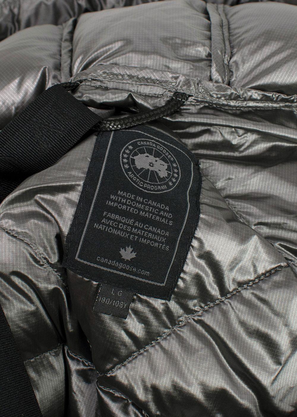 Canada Goose Silver Holiday Crofton Hoody Northstar Puffer Jacket