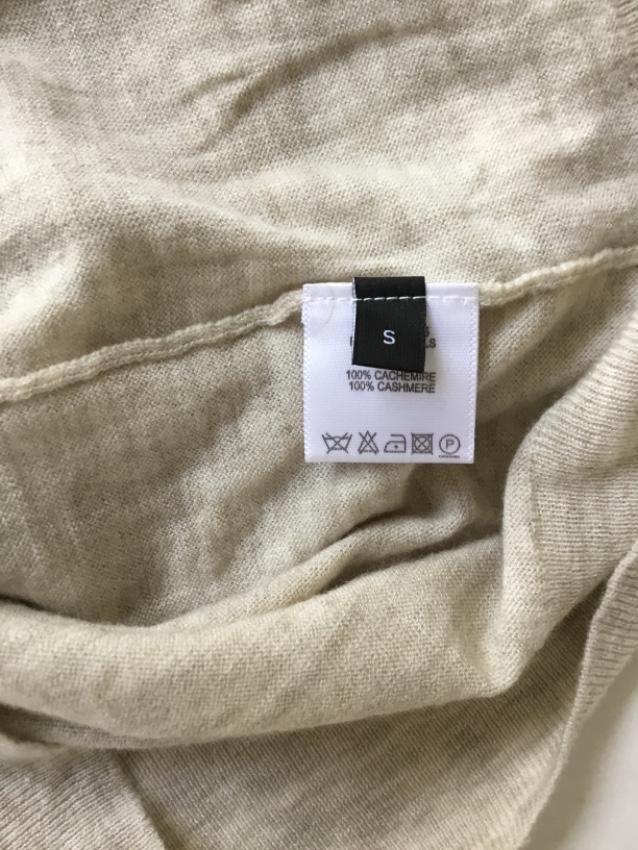 Joseph Cashmere Beige Long Sleeve Top