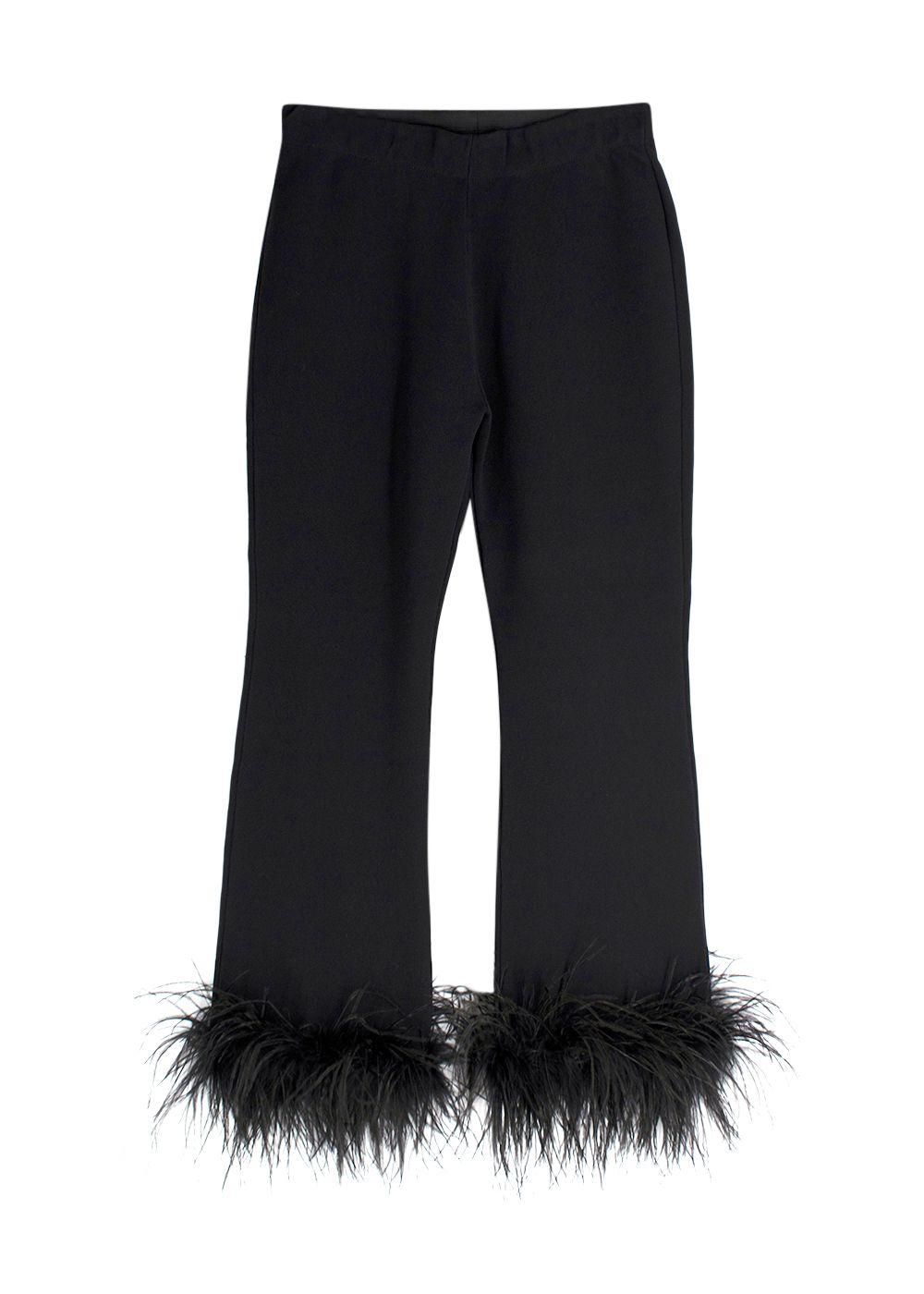 Tuckernuck Black Feather Hem Trousers