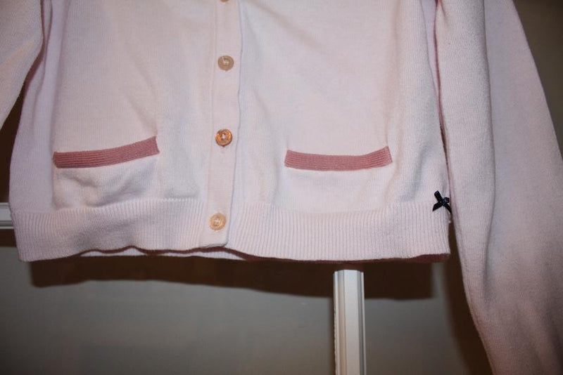 Paul Smith Junior girl's pink cardigan