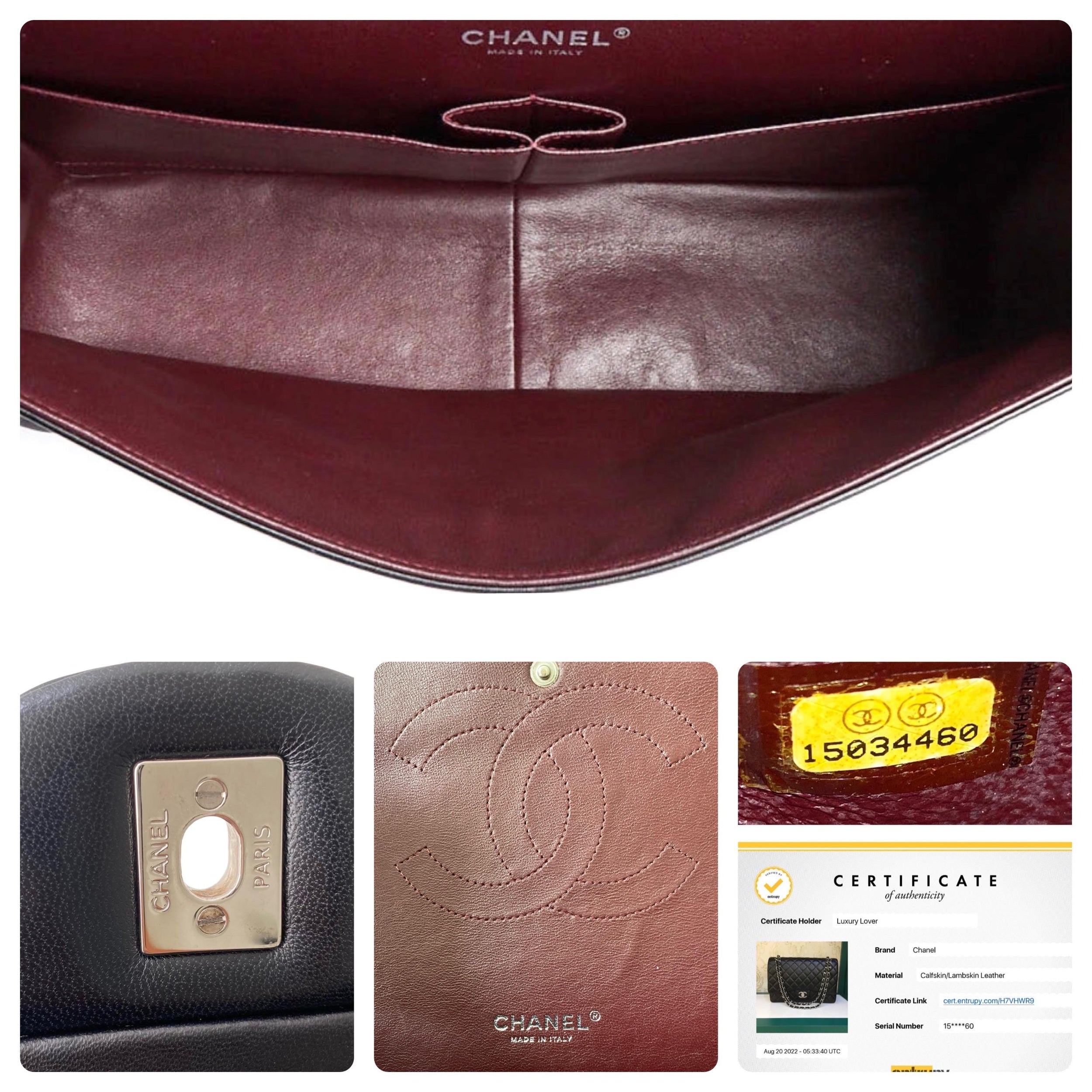 Maxi Lambskin Double Flap
