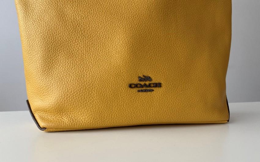 Coach Honey Leather Abby Duffle Bag