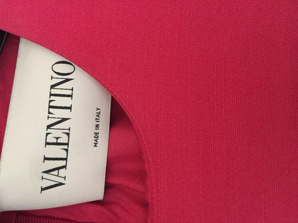 Valentino pink wool/silk dress