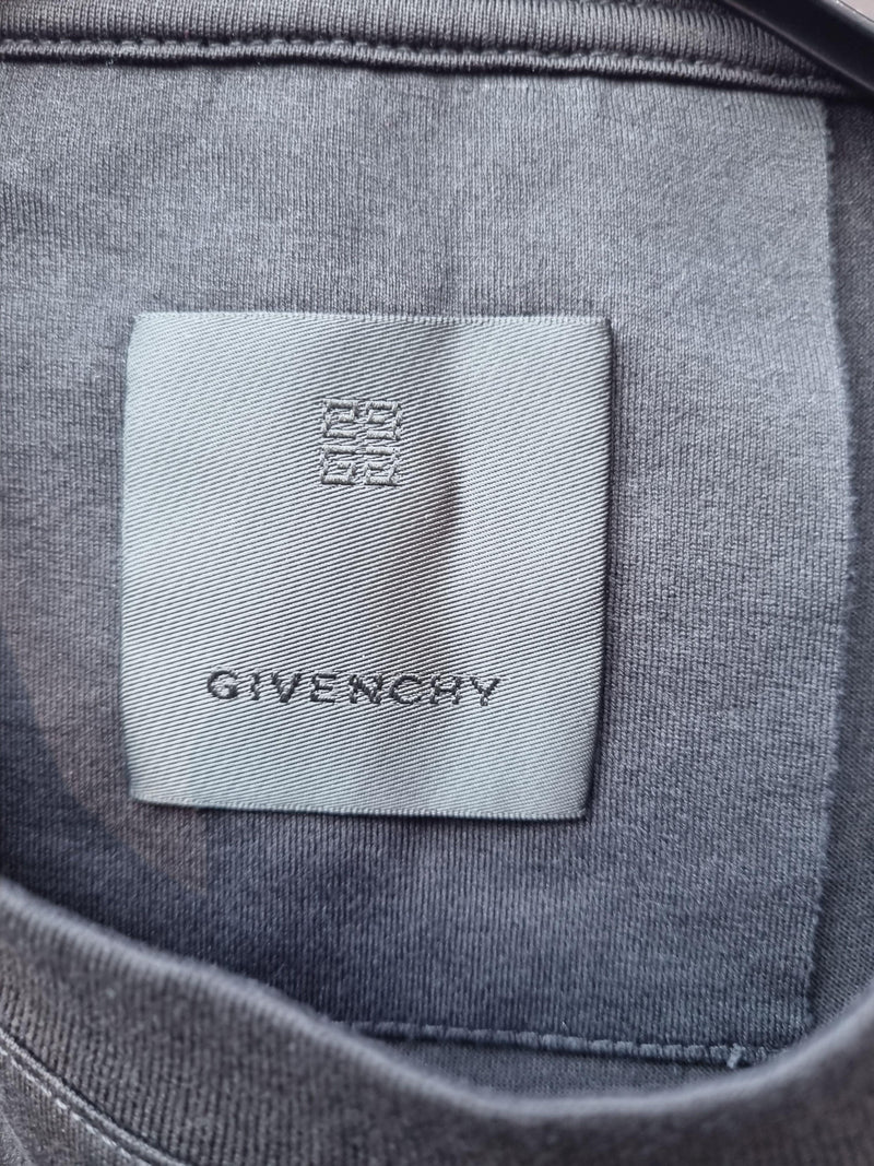 Black cotton jersey tiny logo T-shirt