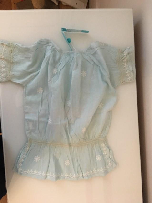 Melissa Odabash light blue cotton girls top