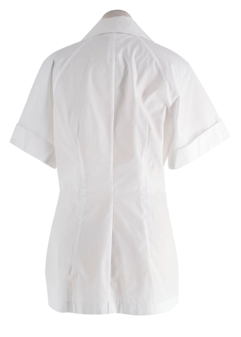 Sportmax Fitted White Shirt
