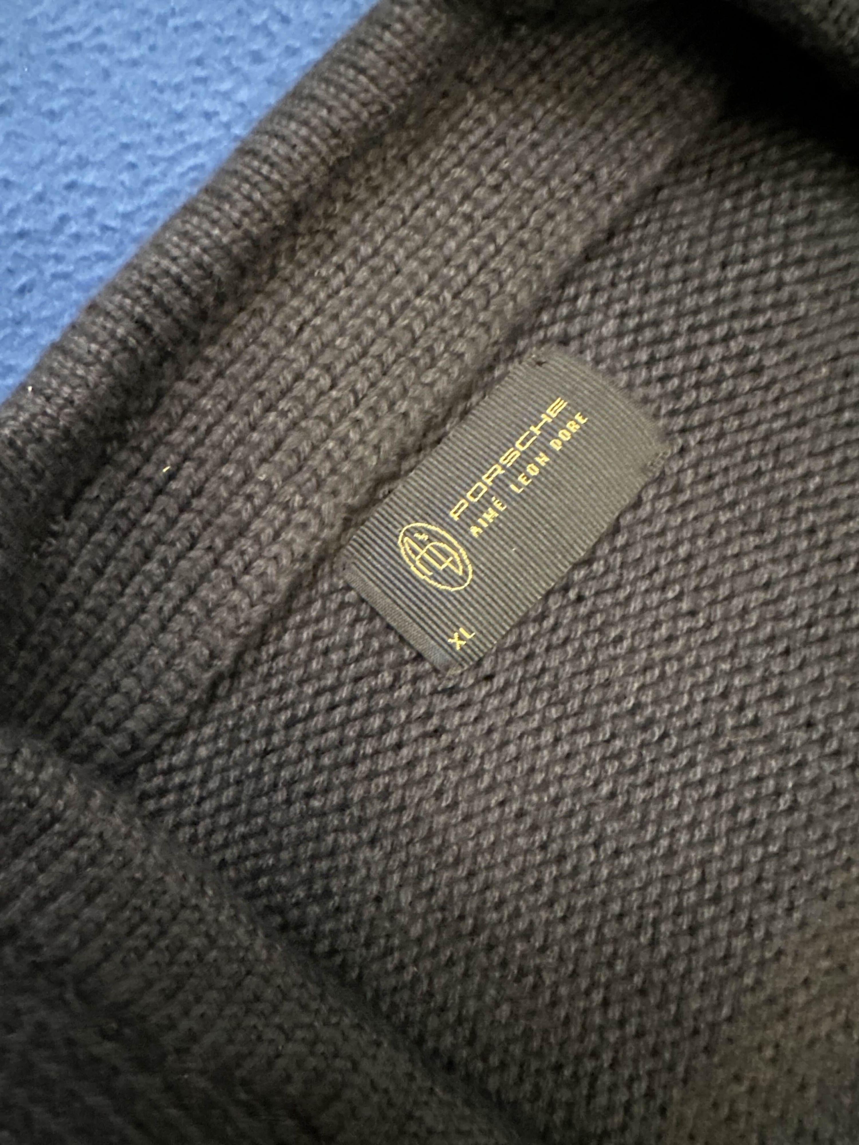 Porsche x ALD Aime Leon Doré Navy Cardigan