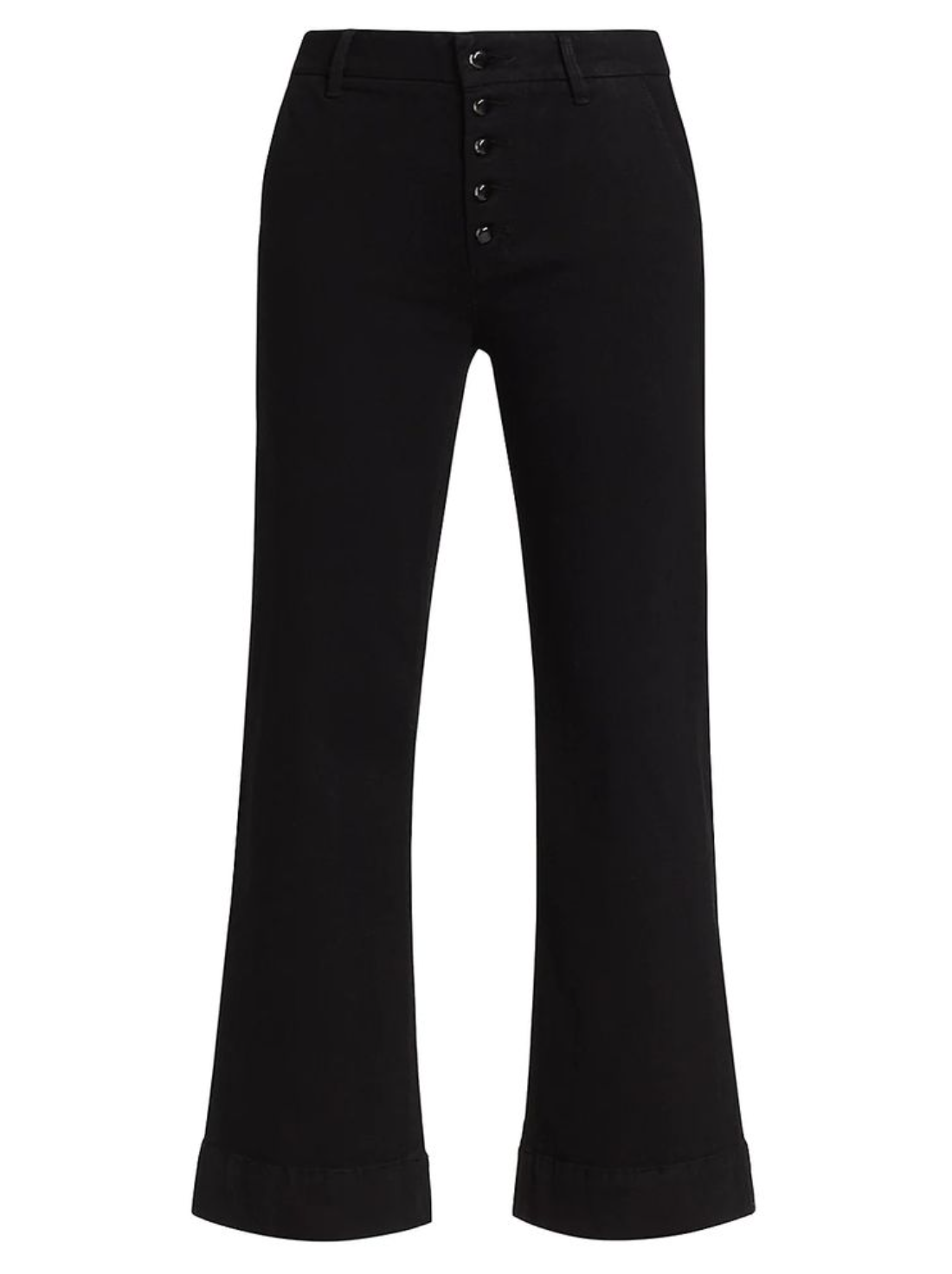 Paige Leenah Black Flared Jeans