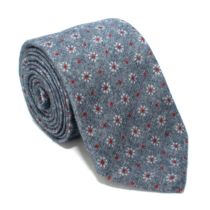 Rossi & Ghezi Blue Wool Tie