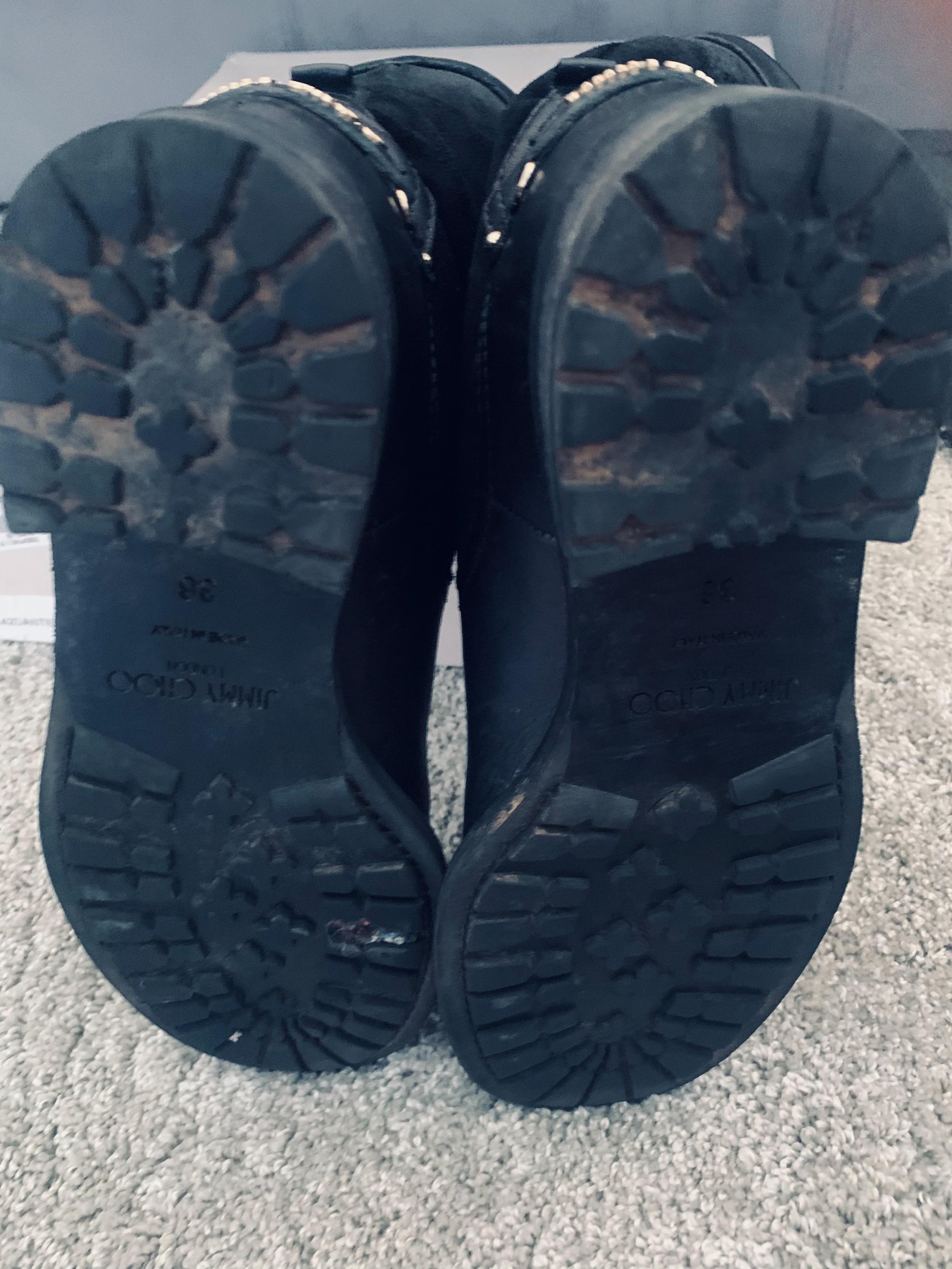 Black Suede & Shearling Dante Boots