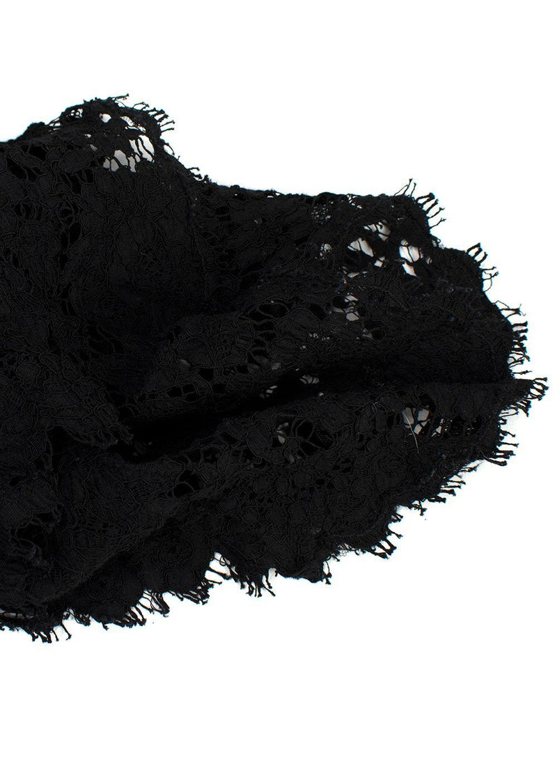 Dolce & Gabbana Black Lace Mini Dress