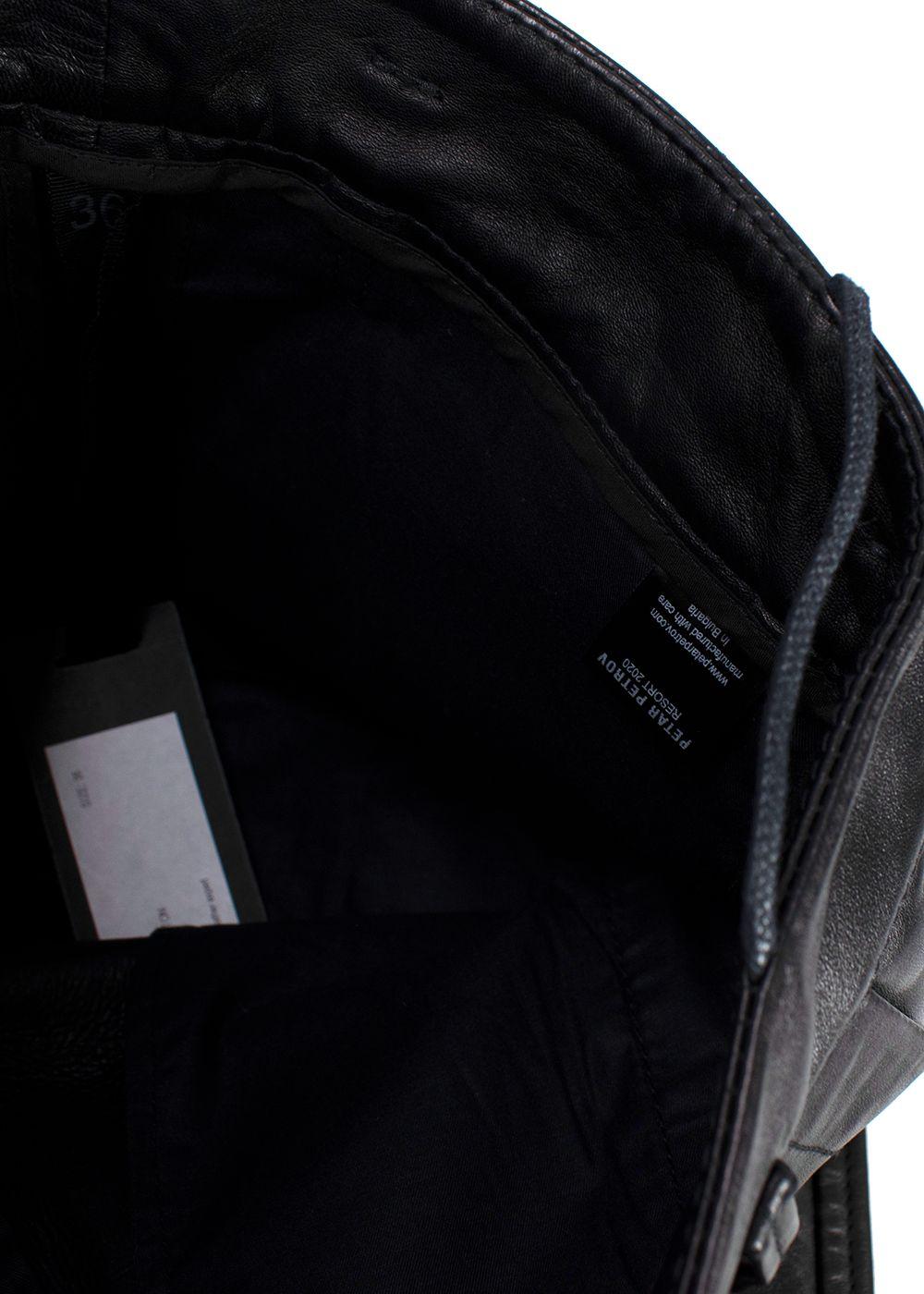 Petar Petrov Hunter Black Leather Pants