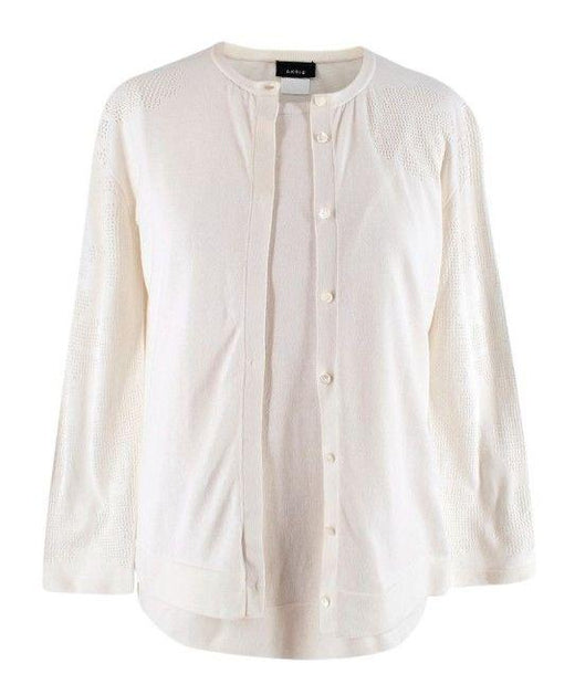 Akris Cream Fine Cotton Twin-set