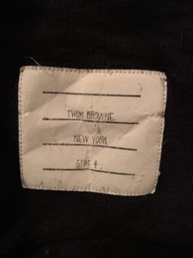 Thom Browne Center Back Stripe jacket navy