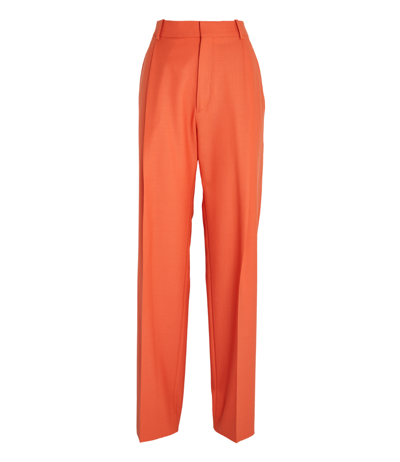 Victoria Beckham Pleat-Detail Wide-Leg Trousers