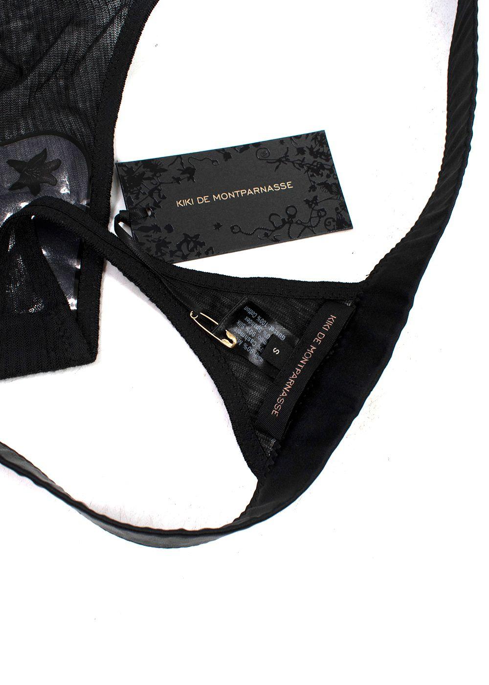 Kiki De Montparnasse Black Lingerie Set