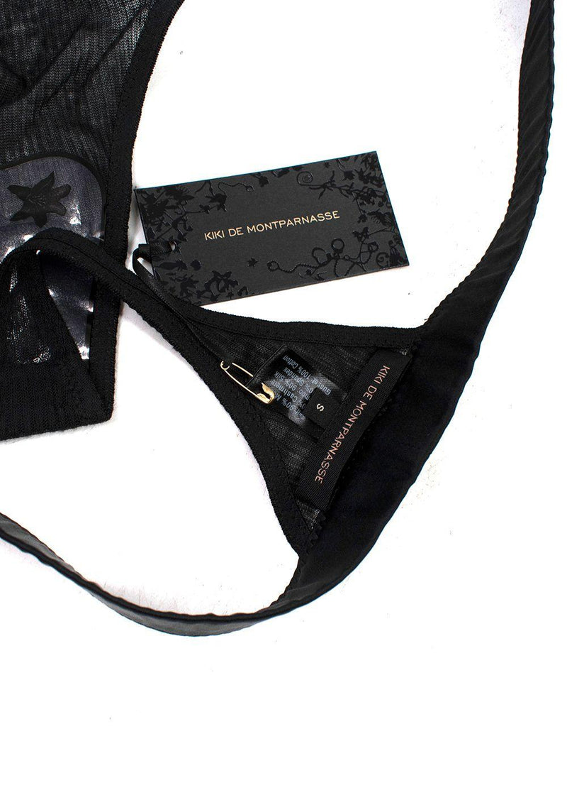 Kiki De Montparnasse Black Lingerie Set
