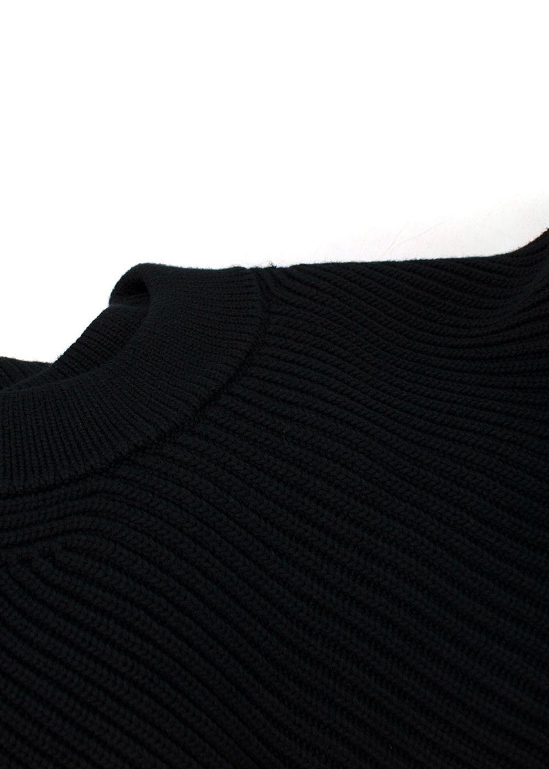 Alexander Wang Black Overlay Oxford  Knit Shrug Shirt