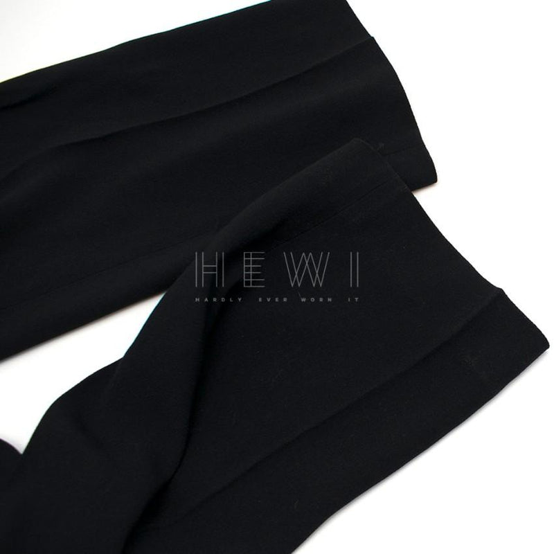 Vanessa Bruno Black Crepe Tailored Trousers