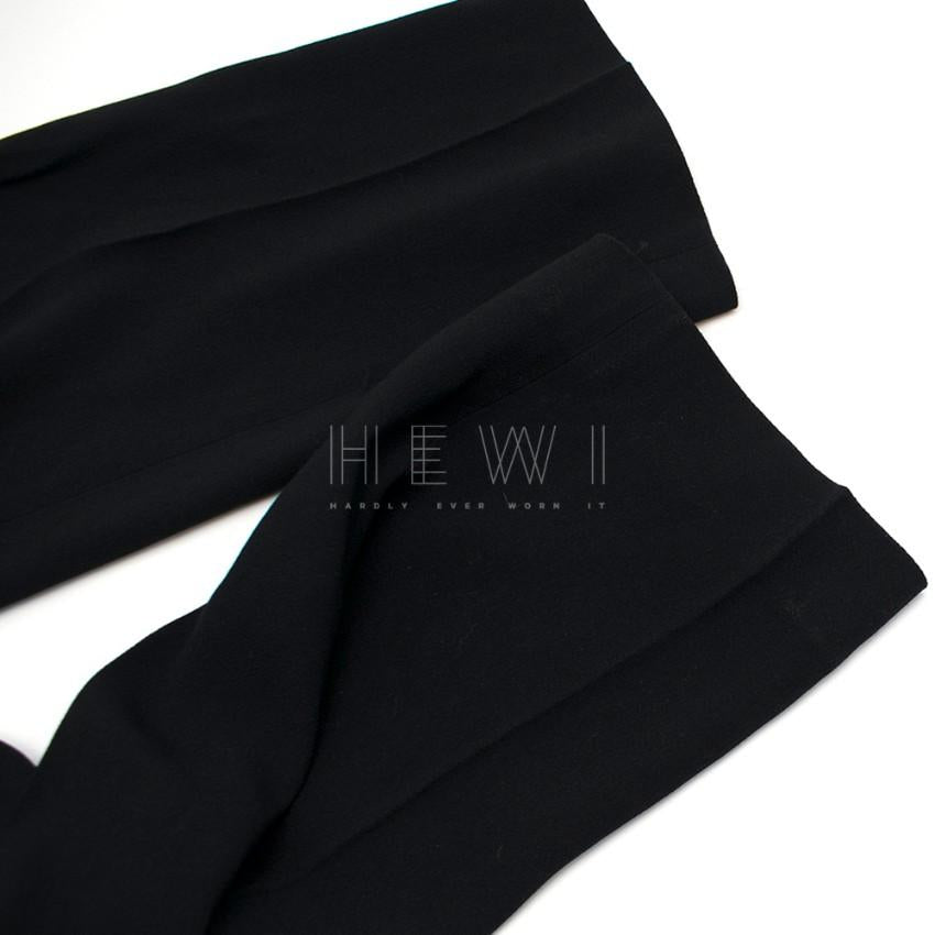 Vanessa Bruno Black Crepe Tailored Trousers