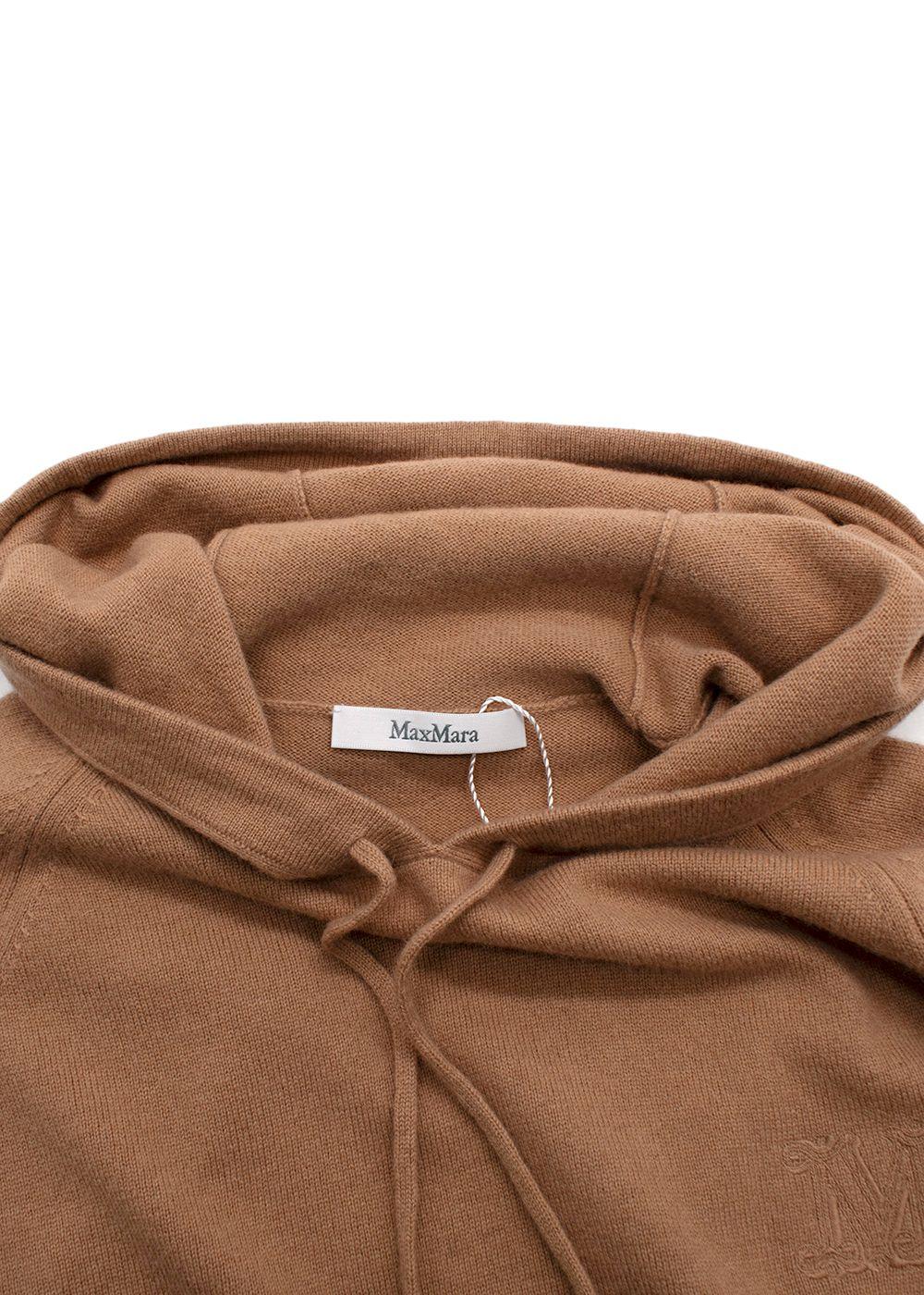 MaxMara Camel Wool Blend Hoodie