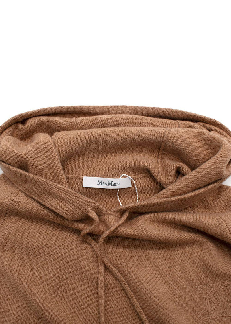 MaxMara Camel Wool Blend Hoodie