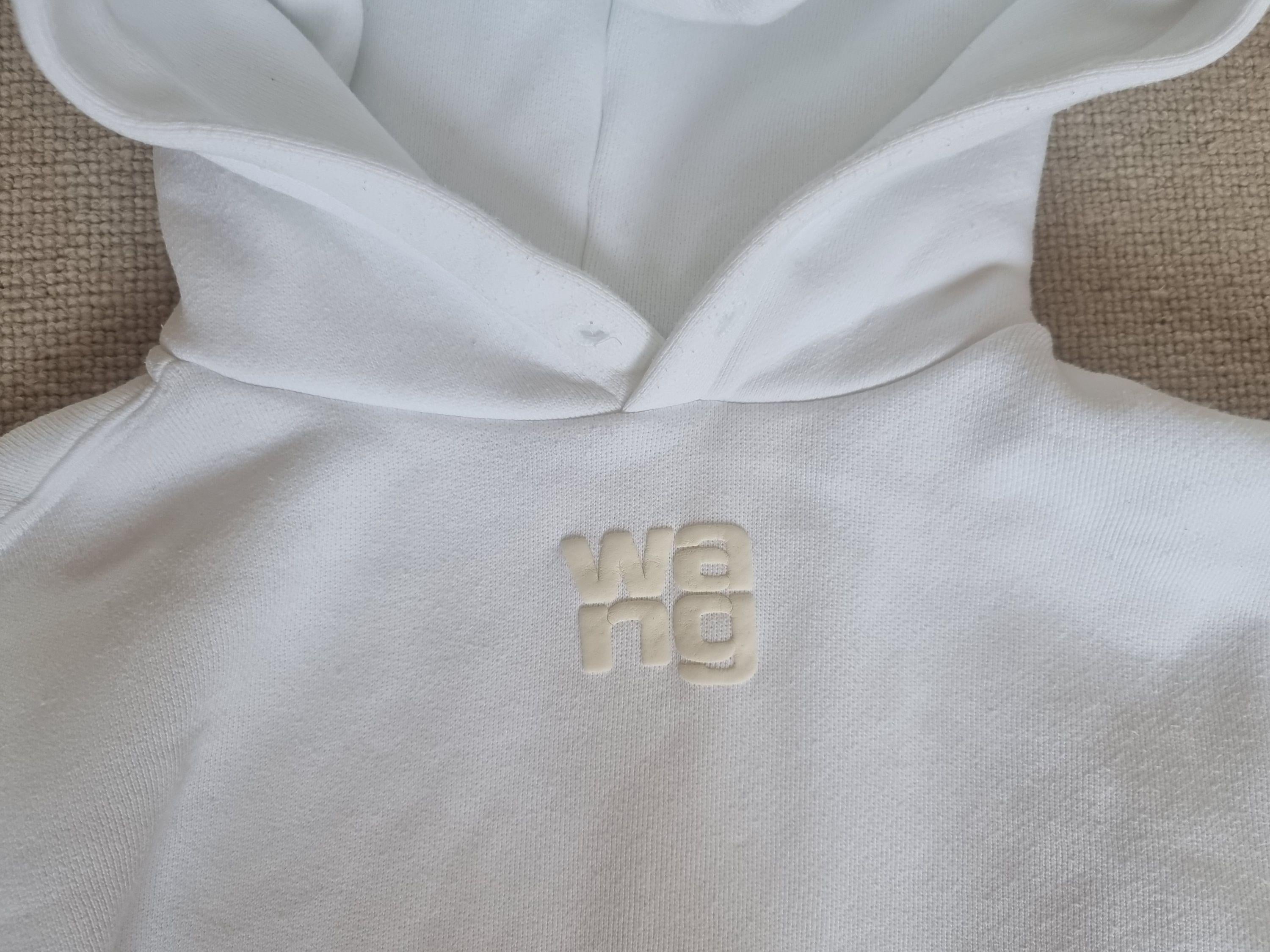 Alexander Wang White Hooded Sweatshirt