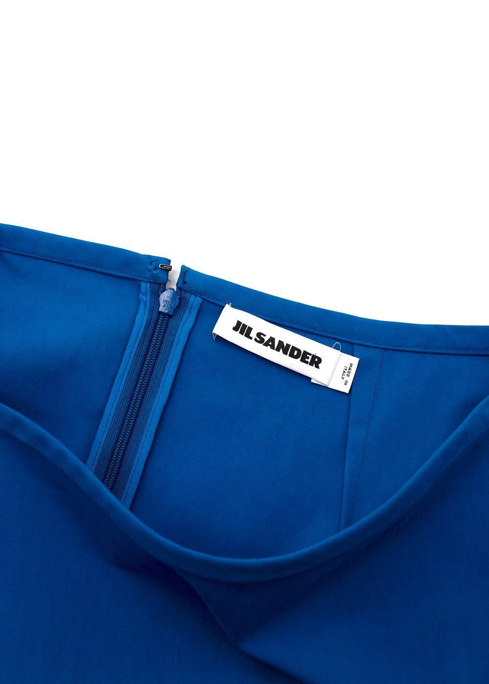 Blue A-line Slip Skirt