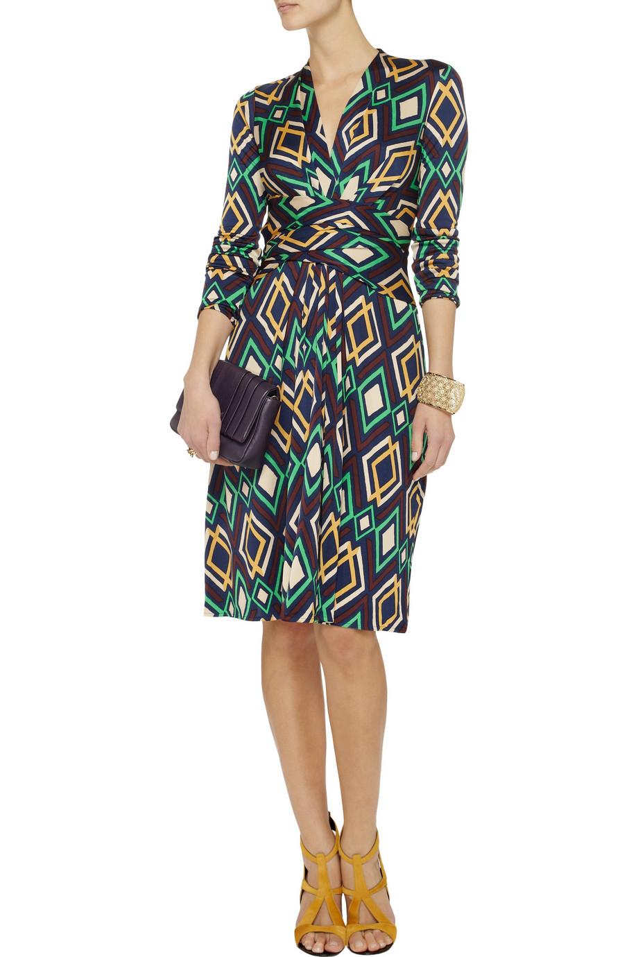ISSA LONDON DIAMOND PRINT SILK JERSEY DRESS NEW WITH TAG UK8 US4