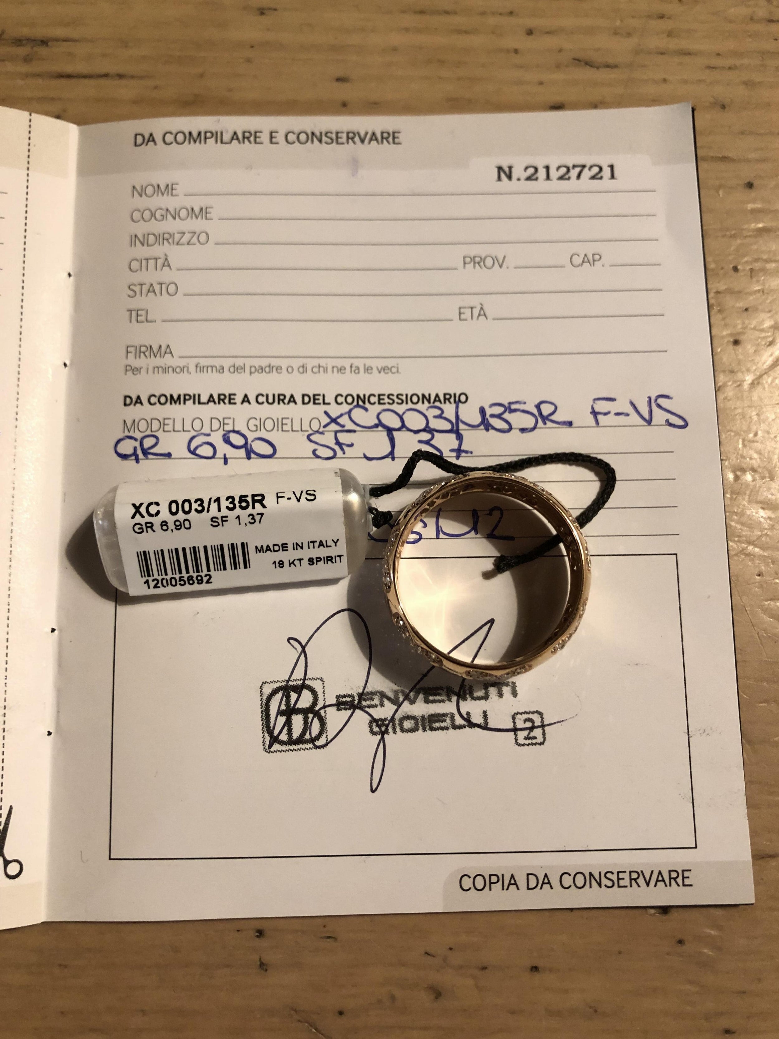 Recarlo 18k Rose Gold Diamond Multi-Clover Ring