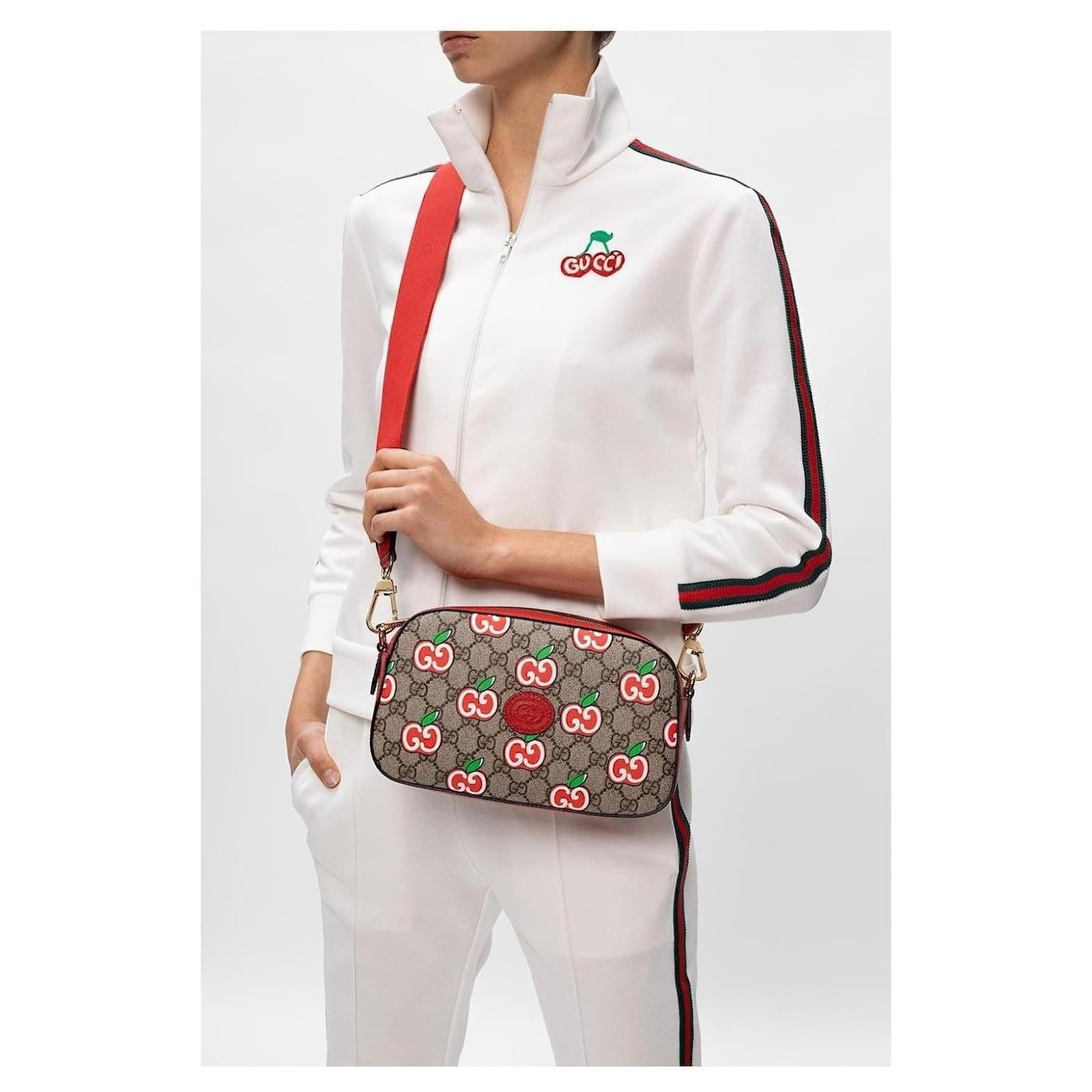 Gucci GG Supreme Cherry Crossbody Bag