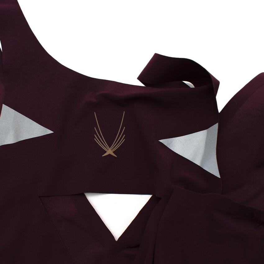 Lucas Hugh Burgundy Crossback Tank