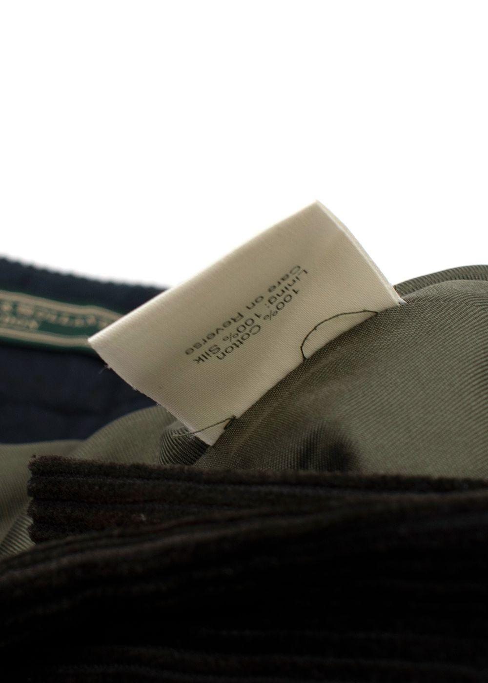 Holland & Holland Dark Green Cord Breeks