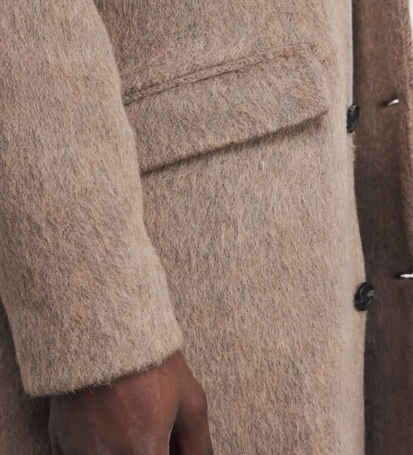 Samsoe & Samsoe Wool-Blend Overcoat