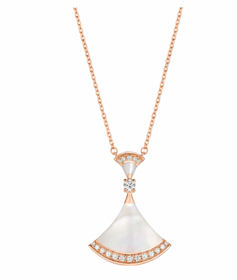 Rose Gold/Nacre  Diva's Dream Necklace
