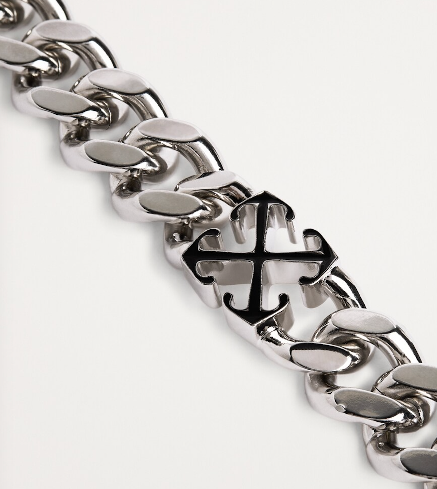 Off-White Enamel Arrow Bracelet