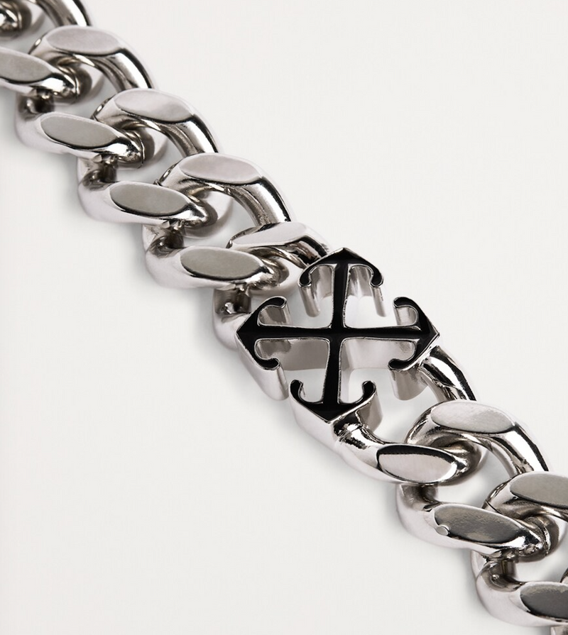 Off-White Enamel Arrow Bracelet